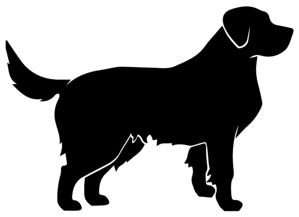 BZ Animal Silhouettes Individual Dog