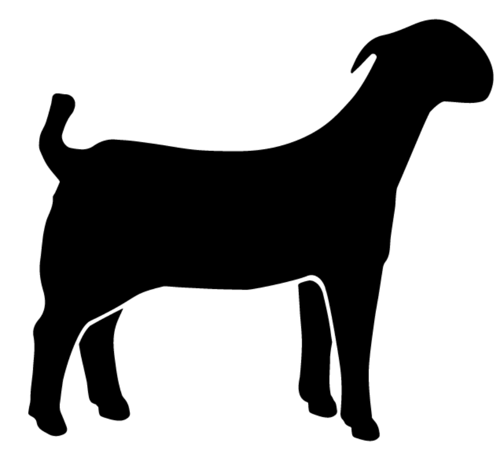 BZ Animal Silhouettes Individual Goat